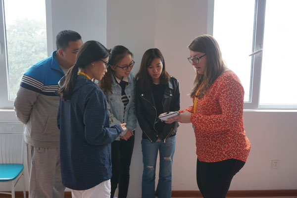 Breakout group at the ROL Autism workshop in Jinan, China