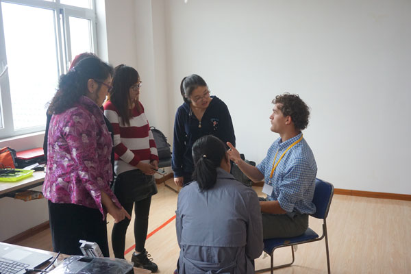 Breakout group at the ROL Autism workshop in Jinan, China