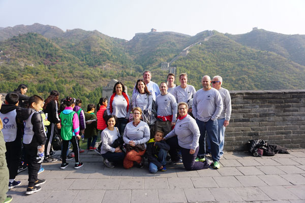 ROL team on the Great Wall of China